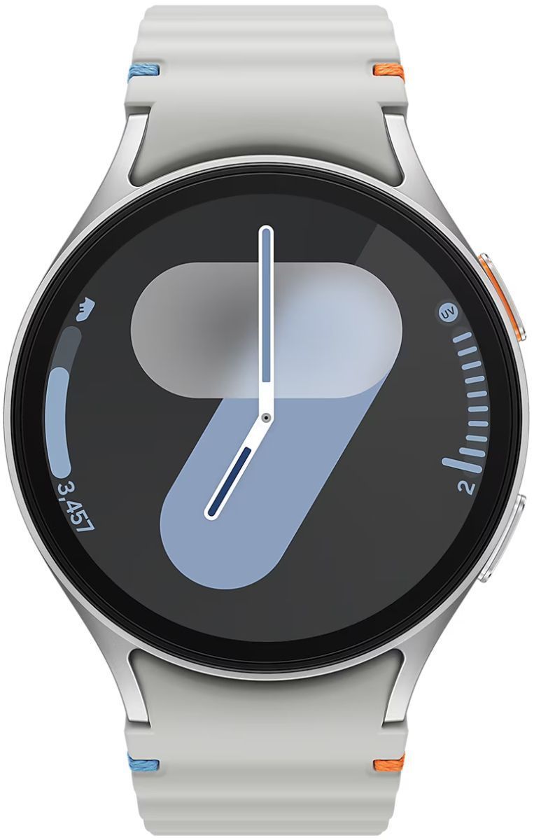 Galaxy Watch7 (Bluetooth) - 32GB - 44mm - Silver Aluminum Case with Silver Silicone Sport Band by Samsung - Refurbished - Good condition - CA$194.49