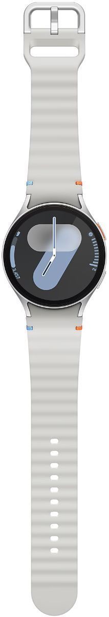 Galaxy Watch7 (Bluetooth) - 32GB - 44mm - Silver Aluminum Case with Silver Silicone Sport Band by Samsung - Image 6