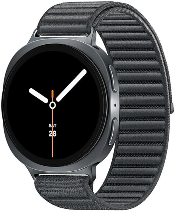 Galaxy Watch8 (Bluetooth) - 32GB - 40mm - Graphite Aluminum Case with Graphite Silicone Fabric Band - Small/Medium Size by Samsung - Image 2