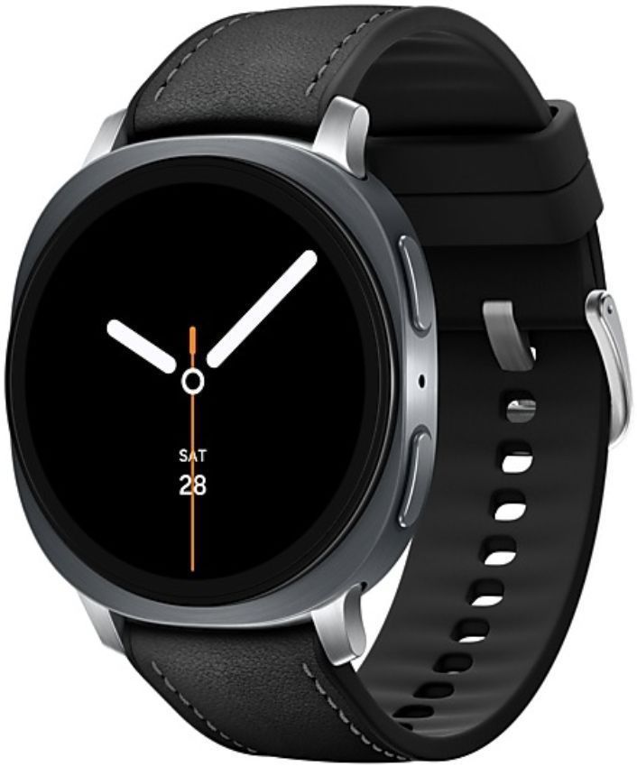 Galaxy Watch8 (Bluetooth + LTE) - 32GB - 44mm - Graphite Aluminum Case with Black Silicone Hybrid Band - Small/Medium Size by Samsung - Image 2