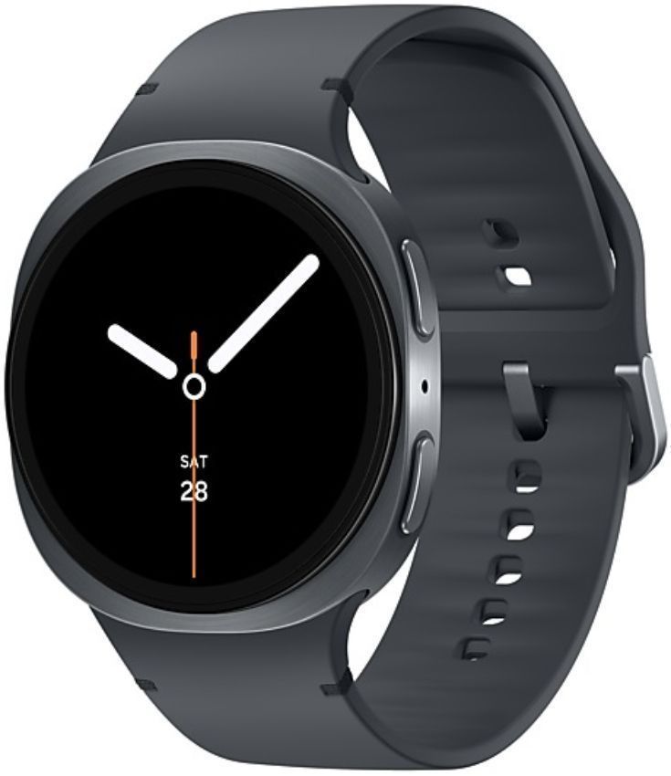 Galaxy Watch8 (Bluetooth + LTE) - 32GB - 44mm - Graphite Aluminum Case with Graphite Silicone Sport Band - Medium/Large Size by Samsung - Image 2