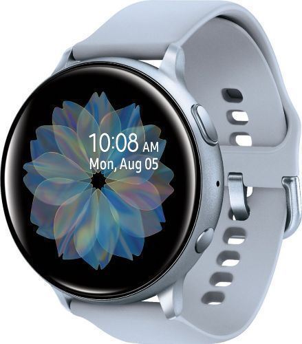 Samsung Galaxy Watch Active2 (Bluetooth) - 4GB - 40mm - Cloud Silver Aluminum Case with Silver Fluoroelastomer Fluoroelastomer Strap by Samsung - Refurbished - Like New condition - Image 2