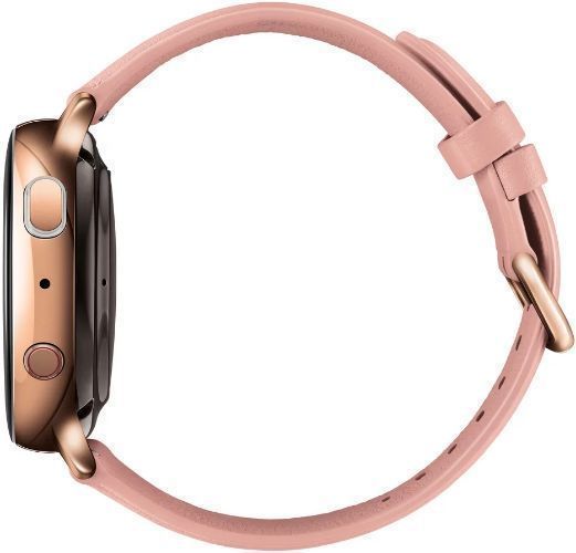 Samsung Galaxy Watch Active2 (Bluetooth + LTE) - 4GB - 44mm - Gold Stainless Steel Case with Pink Leather Leather Strap by Samsung - Refurbished - Very Good condition - Image 4