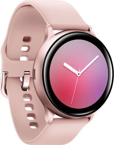Samsung Galaxy Watch Active2 (Bluetooth) - 4GB - 44mm - Pink Gold Aluminum Case with Pink Fluoroelastomer Fluoroelastomer Strap by Samsung - Image 2