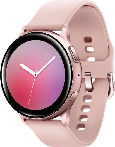 Samsung Galaxy Watch Active2 (Bluetooth) - 4GB - 44mm - Pink Gold Aluminum Case with Pink Fluoroelastomer Fluoroelastomer Strap by Samsung - Image 3