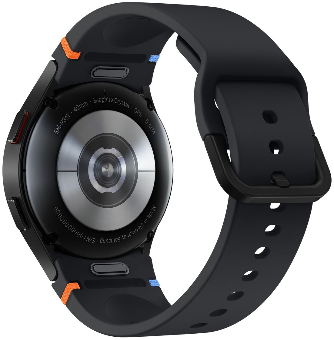 Galaxy Watch FE (2024) (Bluetooth + LTE) - 16GB - 40mm - Black Aluminum Case with Black Silicone Silicone Band by Samsung - Refurbished - Like New condition - Image 5