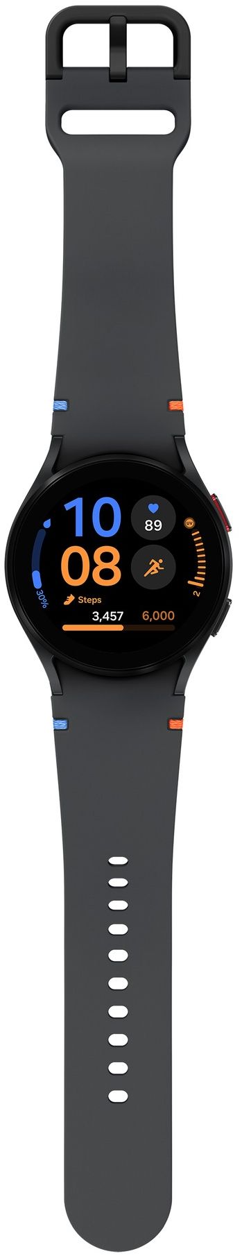 Galaxy Watch FE (2024) (Bluetooth + LTE) - 16GB - 40mm - Black Aluminum Case with Black Silicone Silicone Band by Samsung - Refurbished - Like New condition - Image 6
