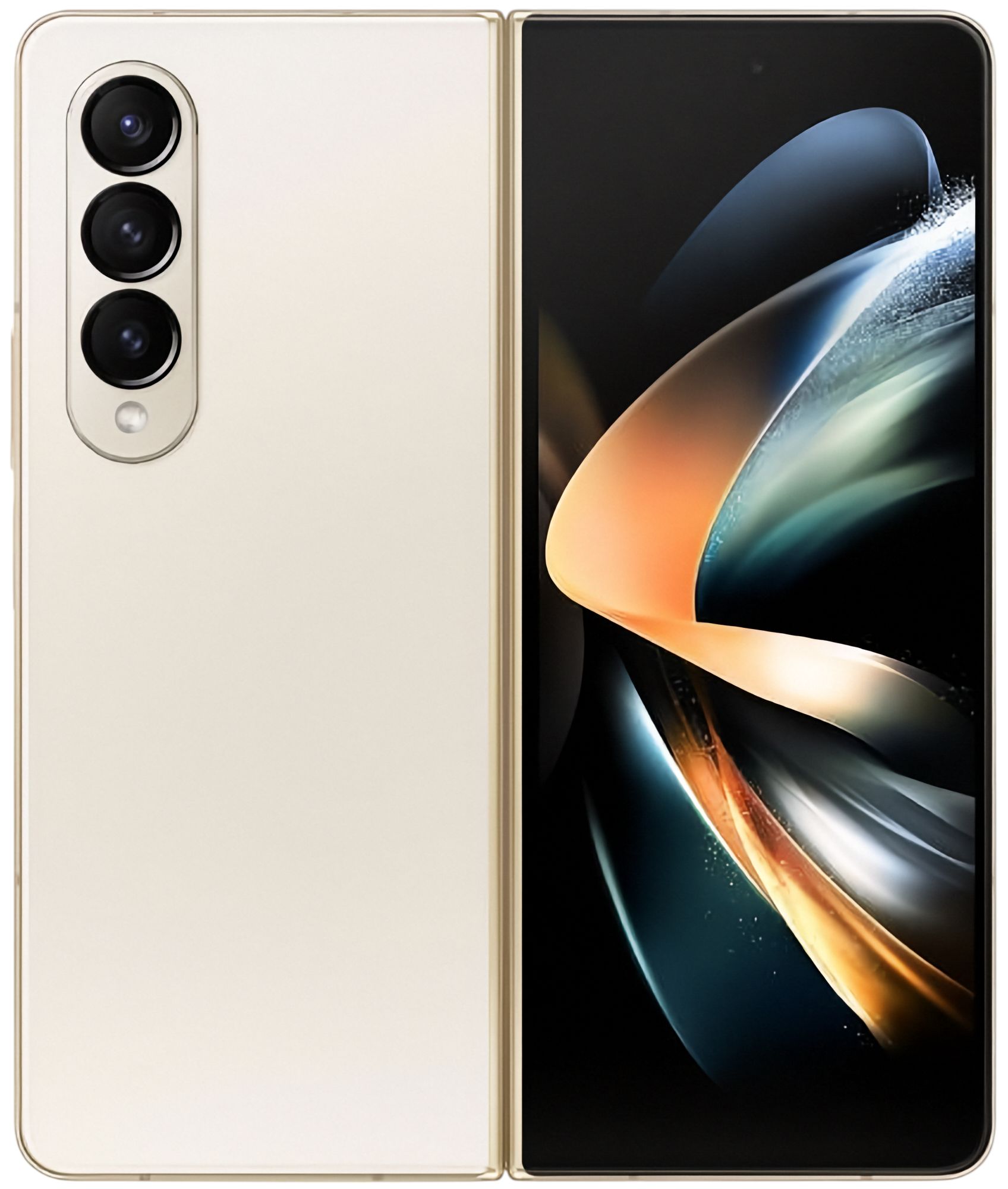 Galaxy Z Fold4 - 256GB - Beige - Unlocked by Samsung - Image 2