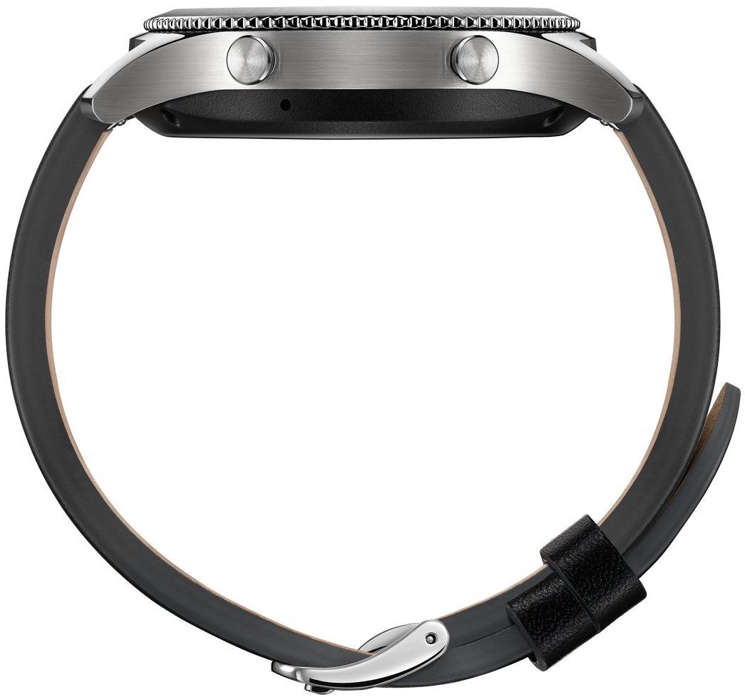 Samsung Gear S3 Classic Smartwatch - 4GB - 46mm - Silver Classic (Stainless Steel) Case with Black Leather Band by Samsung - Refurbished - Good condition - Image 6