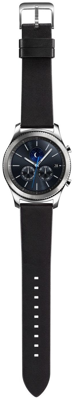 Samsung Gear S3 Classic Smartwatch - 4GB - 46mm - Silver Classic (Stainless Steel) Case with Black Leather Band by Samsung - Refurbished - Good condition - Image 7