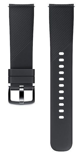 Samsung Gear Sport Silicone Band (20mm) - Black by Samsung - Refurbished - Very Good condition - US$30.98