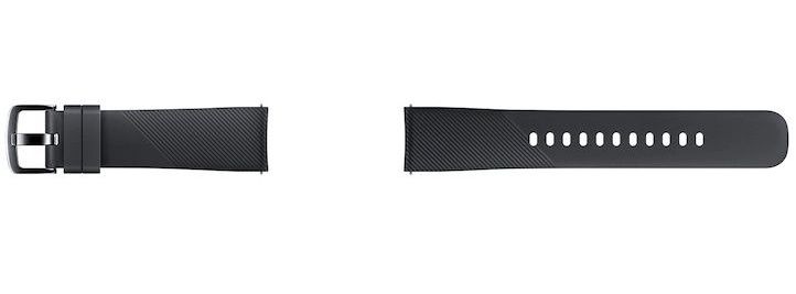 Samsung Gear Sport Silicone Band (20mm) - Black by Samsung - Refurbished - Very Good condition - Image 3