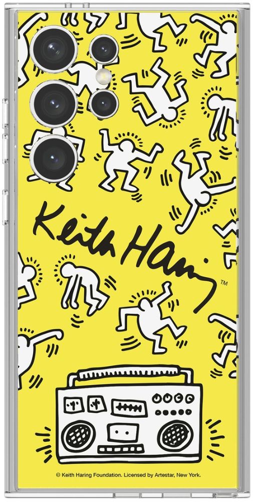 Samsung Keith Haring Flipsuit Phone Card for Samsung Galaxy S24 - Yellow by Samsung - Refurbished - Brand New condition - Image 2