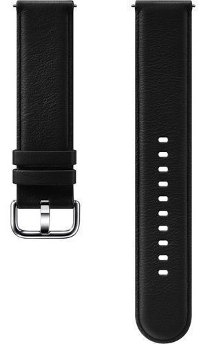 Samsung Leather Band (20mm) - Black by Samsung - Refurbished - Very Good condition - US$72.49