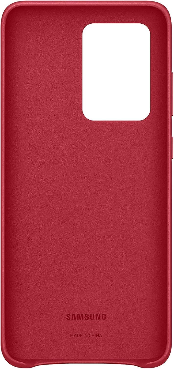 Samsung Leather Phone Cover for Galaxy S20 Ultra (5G) - Red by Samsung - Refurbished - Brand New condition - Image 3