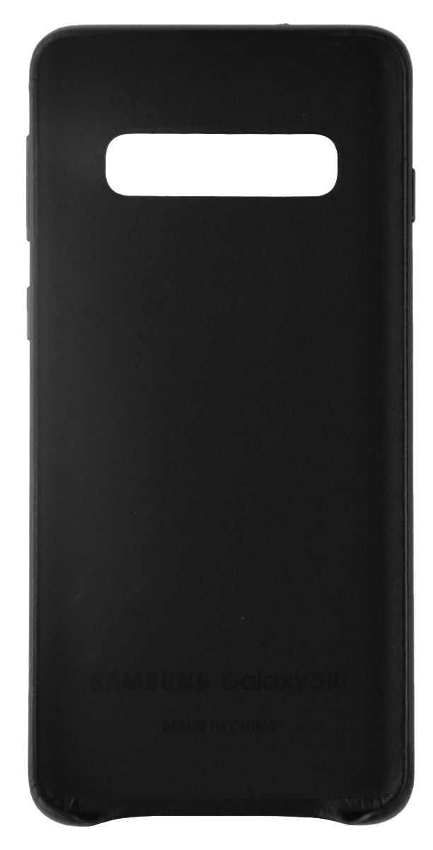 Samsung Leather Cover Series Phone Case for Galaxy S10 - Black by Samsung - Refurbished - Brand New condition - Image 3