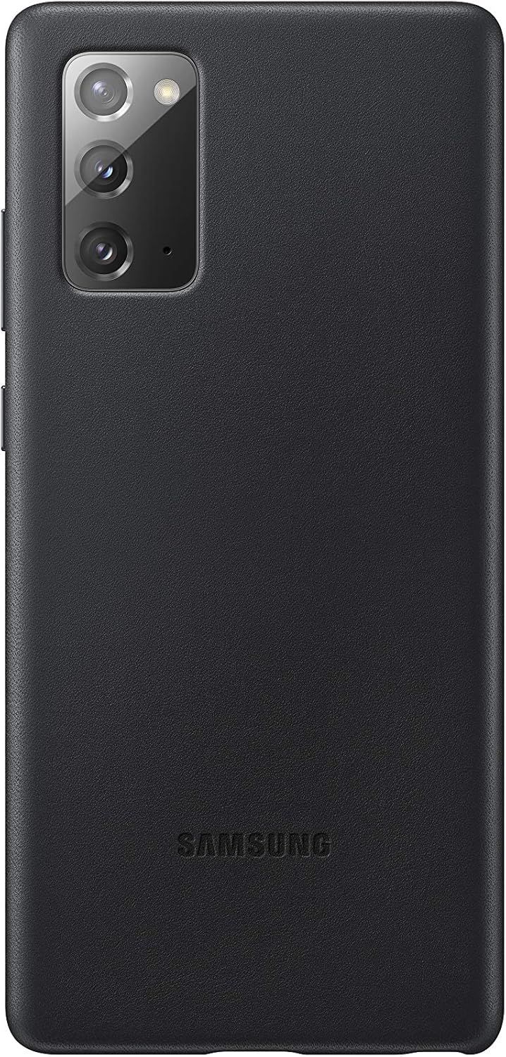 Samsung Leather Phone Cover for Galaxy Note20 5G - Black by Samsung - Refurbished - Good condition - US$36.08