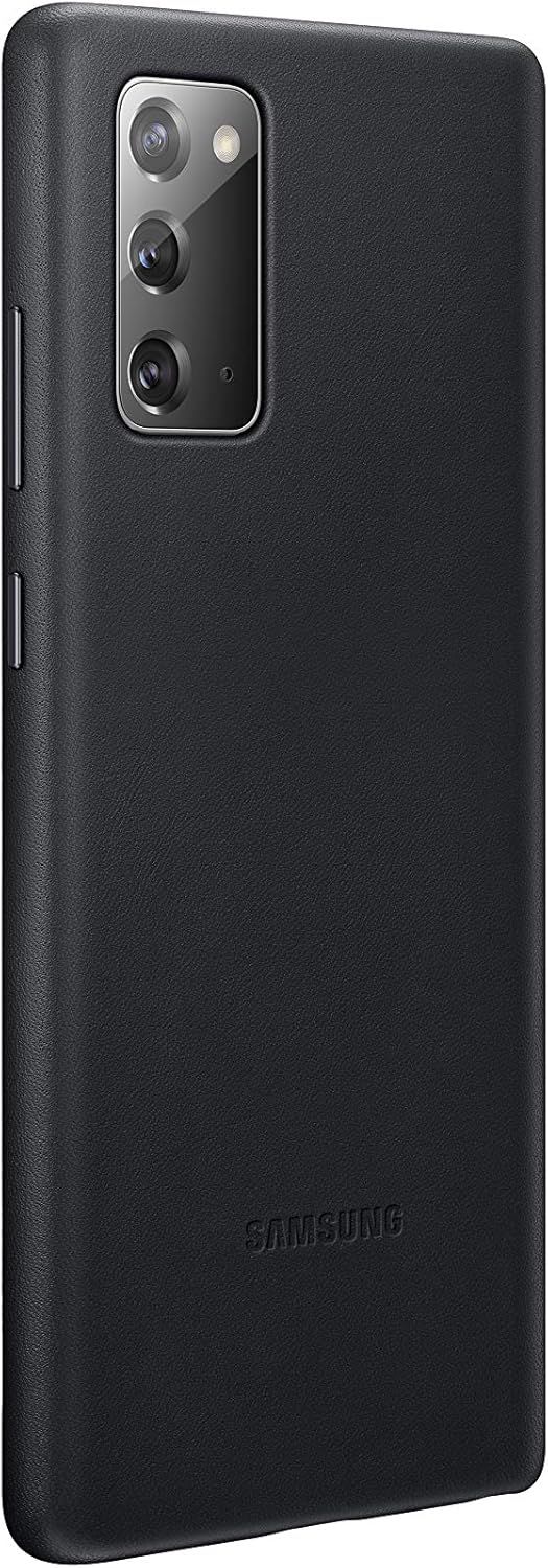 Samsung Leather Phone Cover for Galaxy Note20 5G - Black by Samsung - Refurbished - Good condition - Image 2