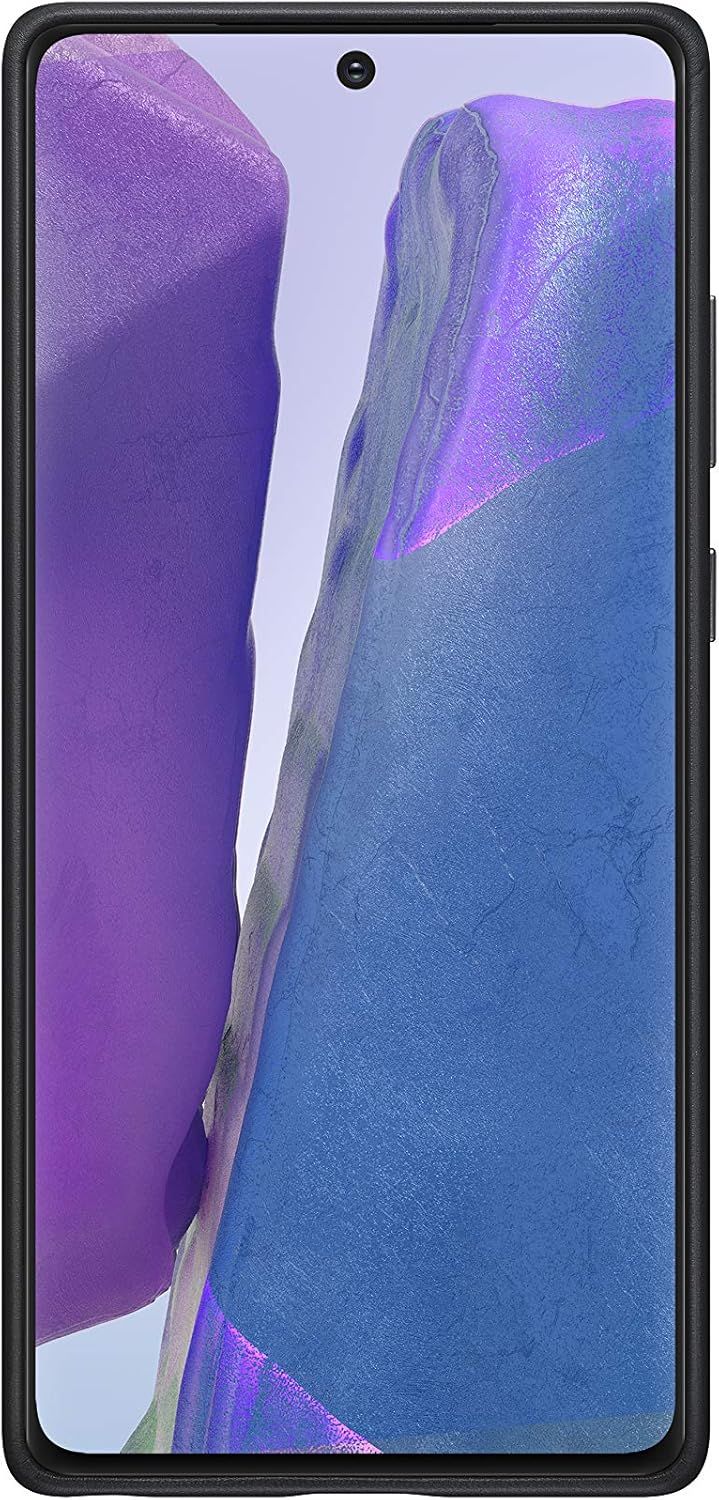 Samsung Leather Phone Cover for Galaxy Note20 5G - Black by Samsung - Refurbished - Good condition - Image 3