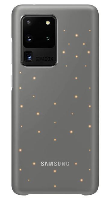 Samsung LED Back Cover for Galaxy S20 Ultra (5G) - Gray by Samsung - Refurbished - Brand New condition - US$28.49
