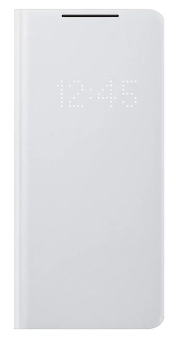 Samsung LED Wallet Cover for Galaxy S21 Ultra (5G) - Light Gray by Samsung - Refurbished - Good condition - US$48.98
