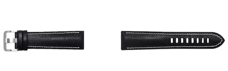 Samsung Novonappa Hybrid Leather Watch Strap (22mm) - Black by Samsung - Refurbished - Very Good condition - Image 2