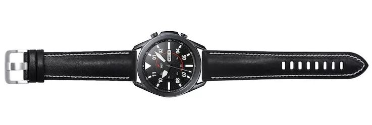 Samsung Novonappa Hybrid Leather Watch Strap (22mm) - Black by Samsung - Refurbished - Very Good condition - Image 3