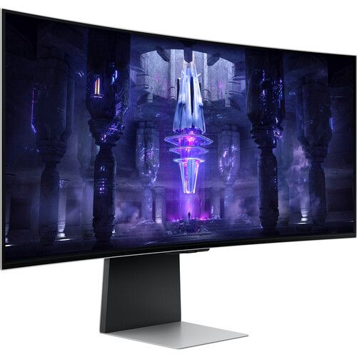 Samsung Odyssey OLED G8 Curved Ultrawide Gaming Monitor 34" - Silver - 34 Inch by Samsung - Image 2