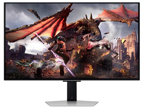 Samsung Odyssey QD-OLED G8 G80SD Gaming Monitor 32" - Silver - 32 Inch by Samsung - Refurbished - Very Good condition - US$767.98