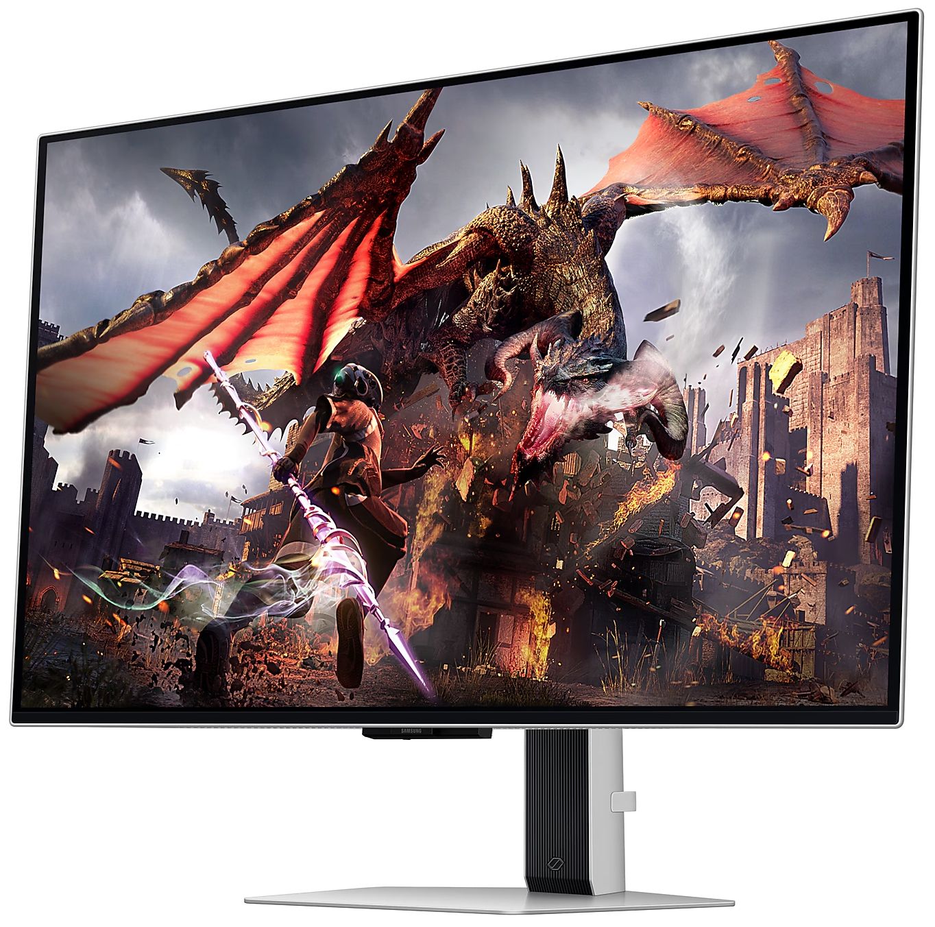 Samsung Odyssey QD-OLED G8 G80SD Gaming Monitor 32" - Silver - 32 Inch by Samsung - Image 3