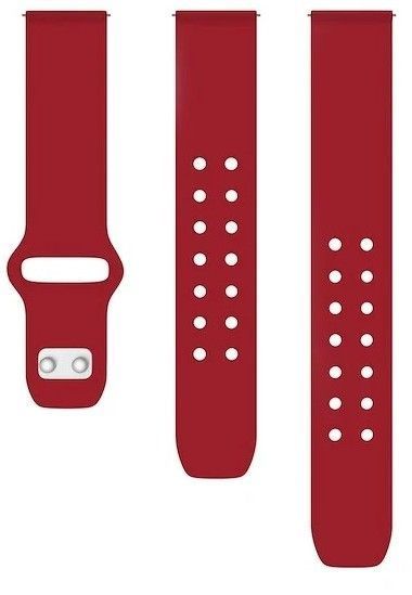 Samsung Quick Change Silicone Sport Band 20mm - Crimson Red by Samsung - Refurbished - Brand New condition - US$12.98