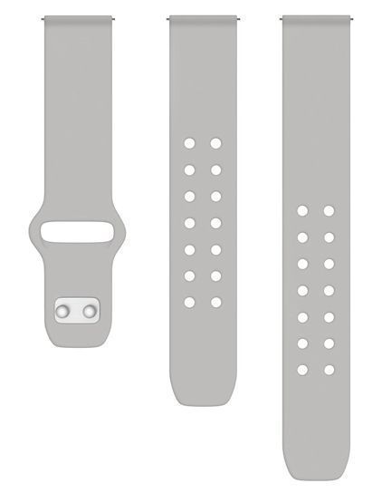 Samsung Quick Change Silicone Sport Band 20mm - Gray by Samsung - Refurbished - Brand New condition - US$30.98