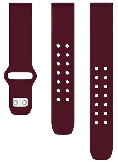 Samsung Quick Change Silicone Sport Band 20mm - Maroon by Samsung - Refurbished - Premium condition - US$30.98