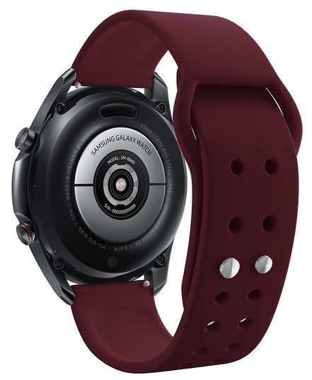 Samsung Quick Change Silicone Sport Band 20mm - Maroon by Samsung - Image 4