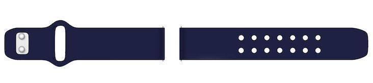 Samsung Quick Change Silicone Sport Band 20mm - Navy Blue by Samsung - Image 2
