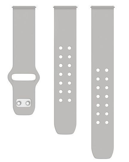 Samsung Quick Change Silicone Sport Band 22mm - Gray by Samsung - Refurbished - Very Good condition - US$30.98
