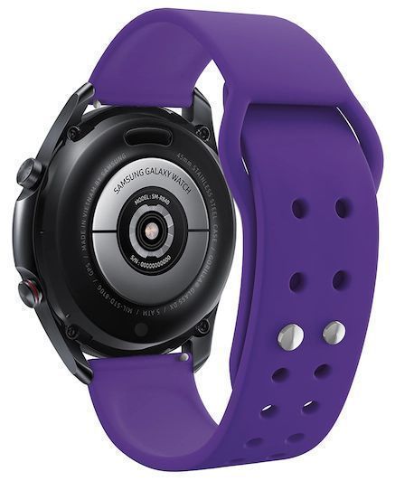 Samsung Quick Change Silicone Sport Band 22mm - Purple by Samsung - Refurbished - Brand New condition - Image 4
