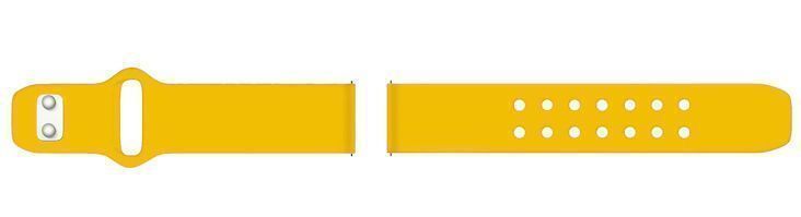 Samsung Quick Change Silicone Sport Band 22mm - Yellow by Samsung - Refurbished - Brand New condition - Image 2