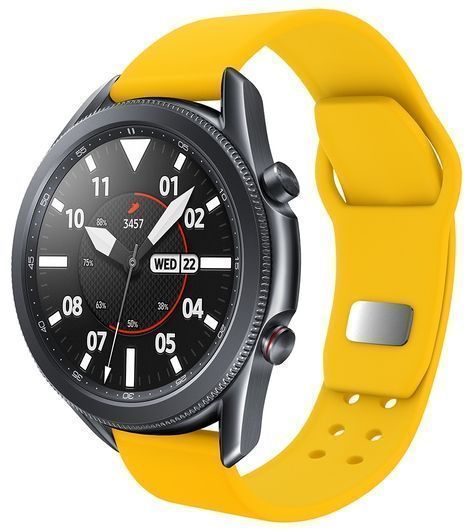 Samsung Quick Change Silicone Sport Band 22mm - Yellow by Samsung - Refurbished - Brand New condition - Image 3
