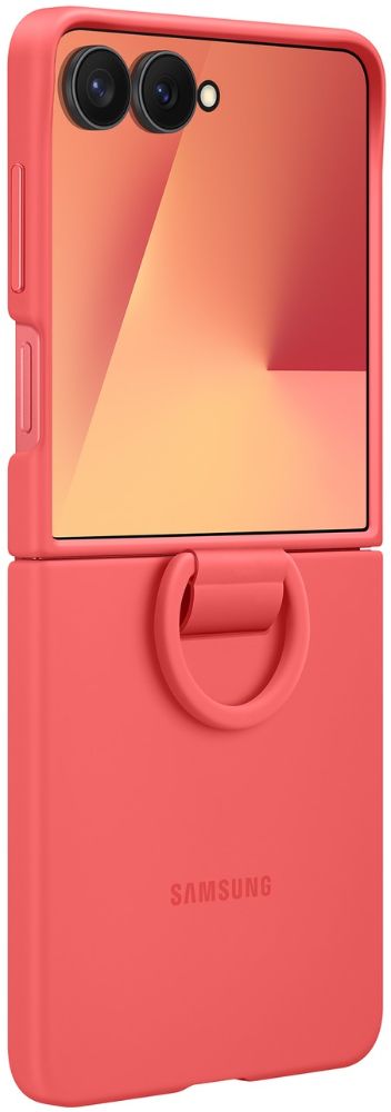Samsung Ring Phone Case (Silicone) for Galaxy Z Flip7 - Red - Brand New by Samsung - Image 5