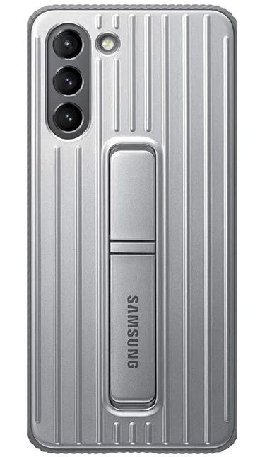 Samsung Rugged Protective Cover for Galaxy S21 - Silver by Samsung - Refurbished - Brand New condition - US$17.99
