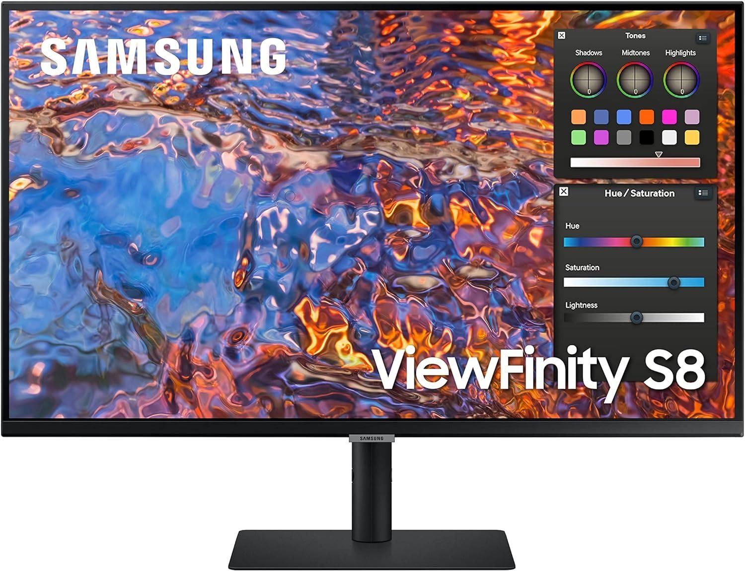 Samsung S8 4K IPS FreeSync Monitor 32" - Black - 32 Inch by Samsung - Refurbished - Very Good condition - US$455.98