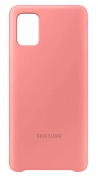 Samsung Silicone Phone Cover for Galaxy A51 LTE - Pink by Samsung - Refurbished - Brand New condition - US$27.98