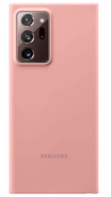 Samsung Silicone Cover for Galaxy Note20 Ultra - Brown by Samsung - Refurbished - Brand New condition - US$20.98