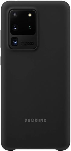 Samsung Silicone Cover Phone Case for Galaxy S20 Ultra - Black by Samsung - Refurbished - Brand New condition - US$20.98