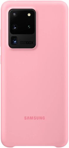 Samsung Silicone Cover Phone Case for Galaxy S20 Ultra - Pink by Samsung - Refurbished - Brand New condition - US$21.99