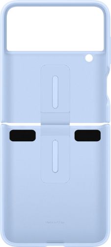 Samsung Silicone Phone Cover with Ring for Galaxy Z Flip4 - Arctic Blue by Samsung - Refurbished - Very Good condition - Image 3