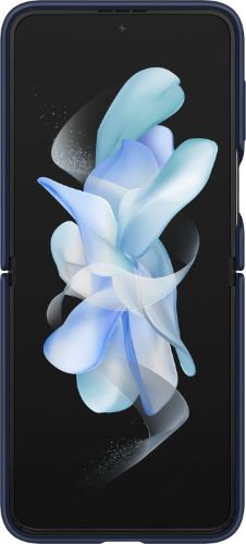 Samsung Silicone Phone Cover with Ring for Galaxy Z Flip4 - Navy by Samsung - Refurbished - Brand New condition - Image 2