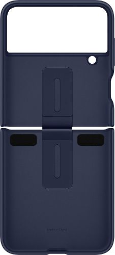 Samsung Silicone Phone Cover with Ring for Galaxy Z Flip4 - Navy by Samsung - Refurbished - Brand New condition - Image 3