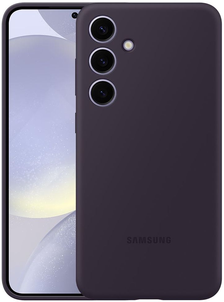 Samsung Silicone Phone Case for Galaxy S24+ - Dark Violet by Samsung - Refurbished - Brand New condition - US$30.00